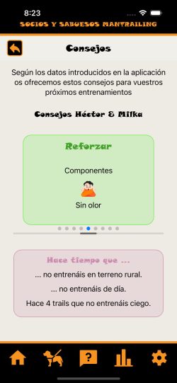 Consejos para próximos trails en SYS Mantrailing App